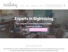Tablet Screenshot of aboutseniorsmoving.com